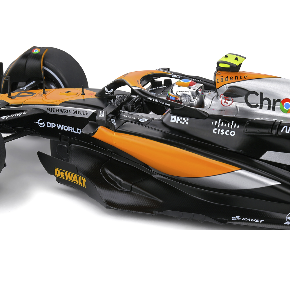 Solido F1 McLaren F1 Team MCL60 Lando Norris 2nd British GP 2023 1/43 Scale Model