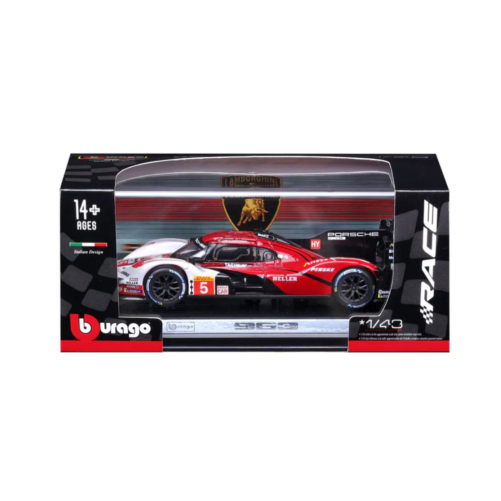 Bburago Porsche Penske 963 GTP 1/43 Scale Model