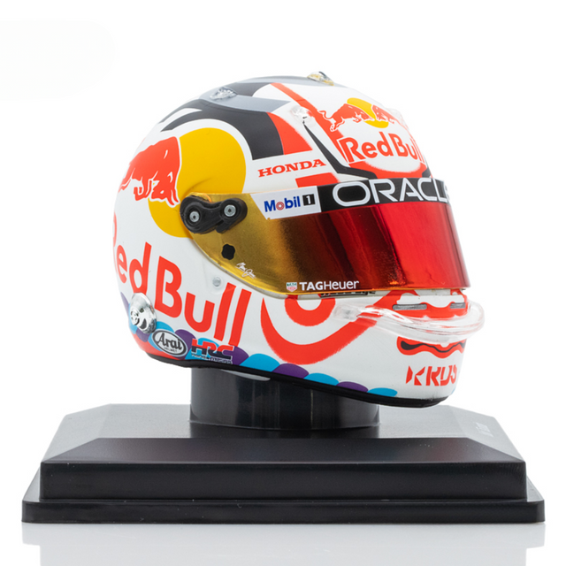 Spark Models F1 Oracle Red Bull Racing - Yuki Tsunoda - Japanese GP 2025 Mini Replica Helmet 1/5 Scale Model