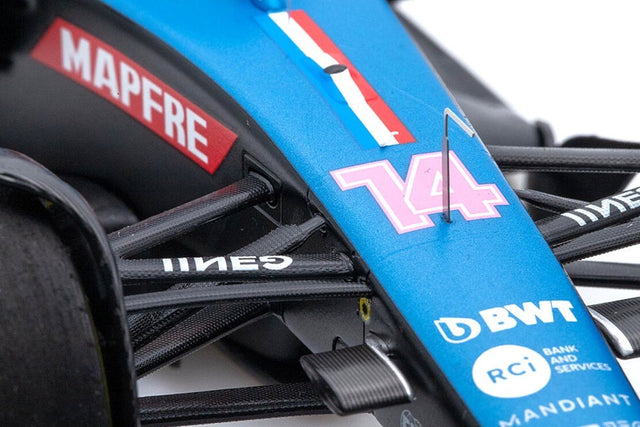 Minichamps F1 BWT Alpine F1 Team A522 Fernando Alonso Australian GP 2022 1/18 Scale