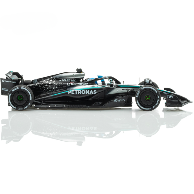 Spark Models F1 Mercedes W16 No.63 Mercedes-AMG PETRONAS F1 Team - Winner Canadian GP 2025 - George Russell 1/43 Scale Model