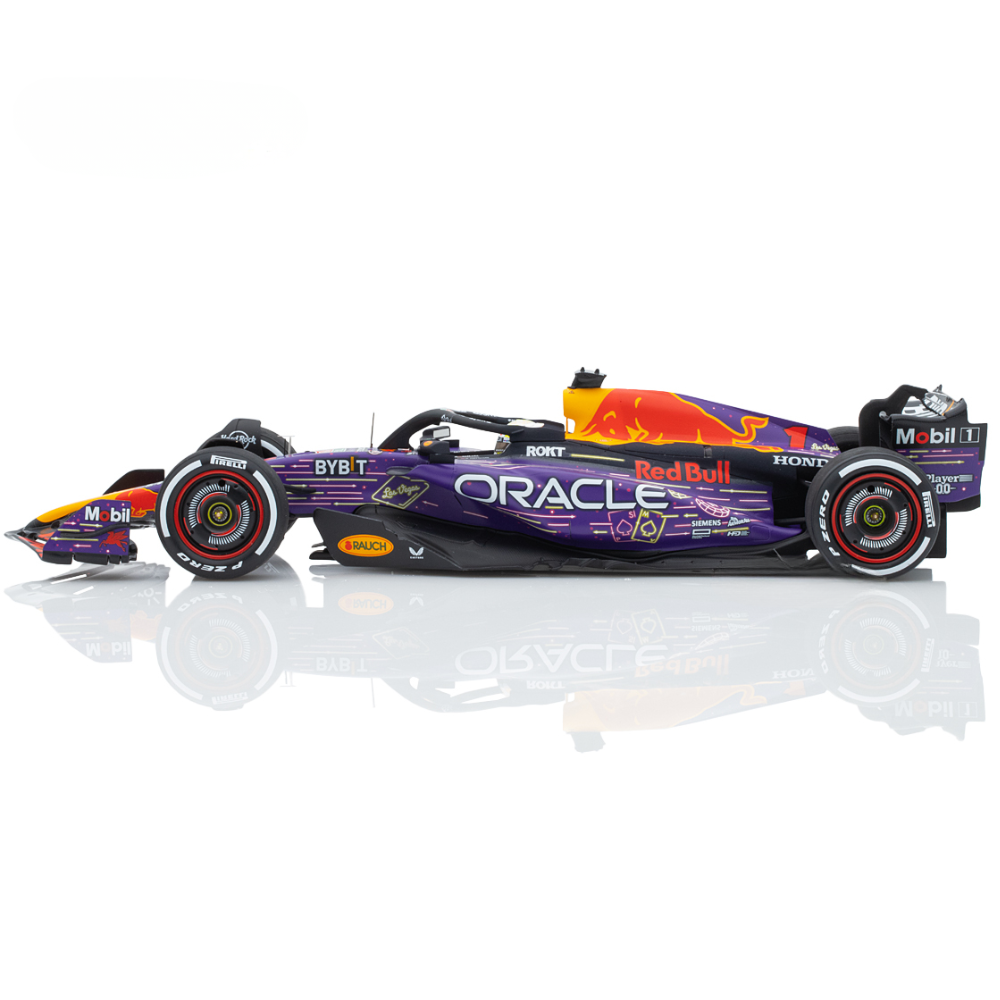 Spark Models F1 Oracle Red Bull Racing RB19 No.1 Oracle Red Bull Racing Winner Las Vegas GP 2023 Max Verstappen 1/18 18S972