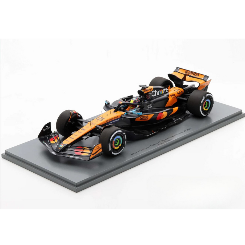 Spark Models F1 McLaren F1 No.81 McLaren Formula 1 Team - Winner Chinese GP 2025 - Oscar Piastri 1/18 Scale