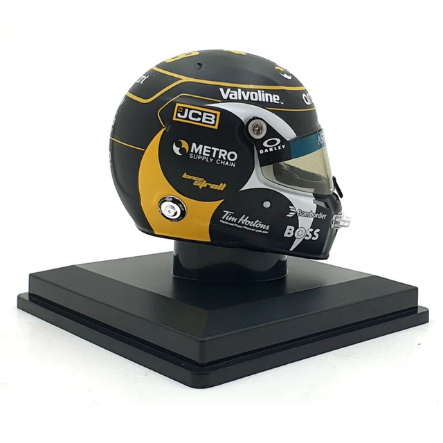 Spark Models F1 Lance Stroll Canadian GP 2024 Mini Replica Helmet 1/5 Scale Model