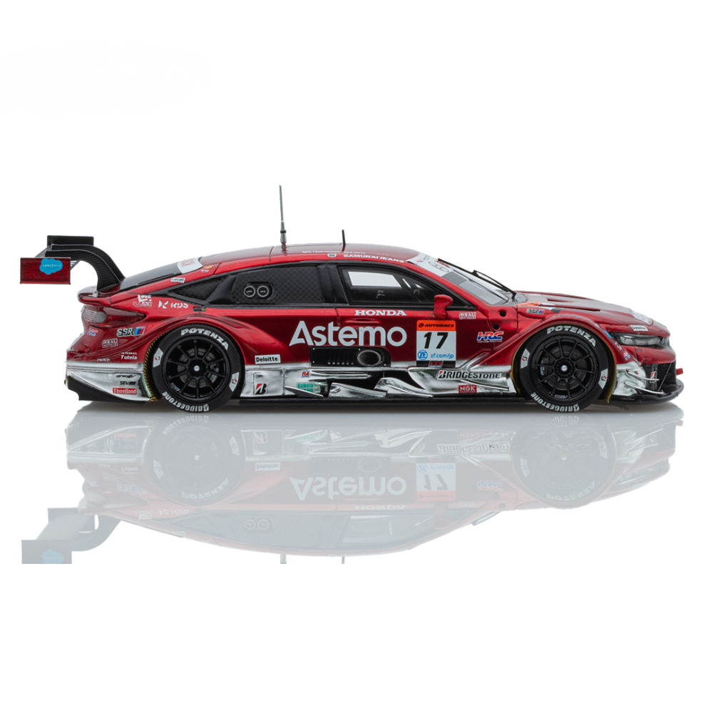 Spark Models Astemo Civic Type R-GT No.17 Astemo Real Racing GT500 SUPER GT 2024 - K. Tsukakoshi - K. Ohta 1/43 Scale Model