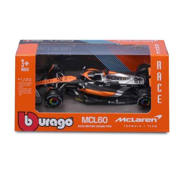 Bburago F1 McLaren F1 Team MCL60 2023 - Oscar Piastri 1/43 Scale Model