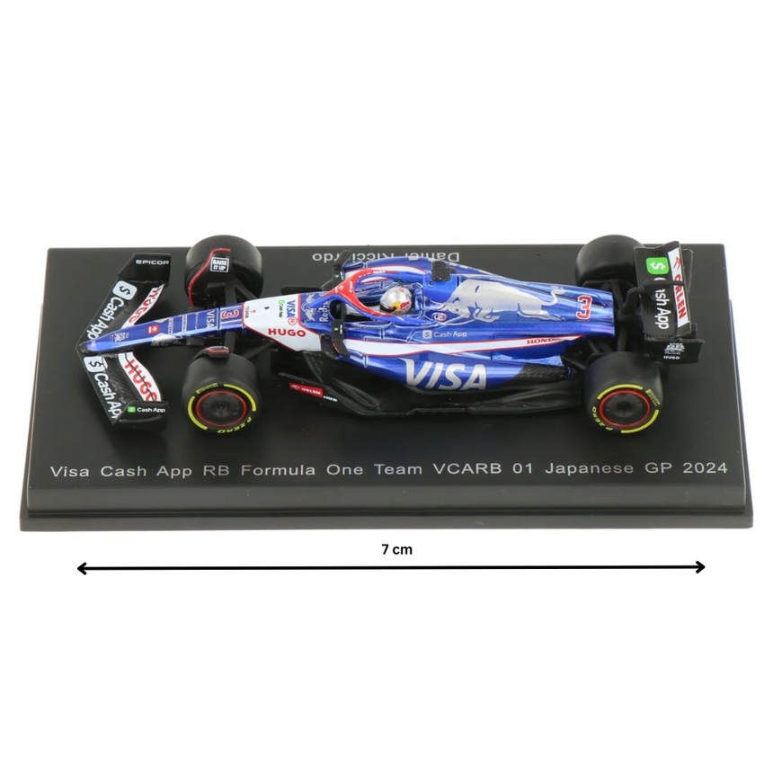 Spark Models F1 Visa Cash App F1 Team VCARB 01 No.3 2024- Daniel Ricciardo 1/64 Scale Model