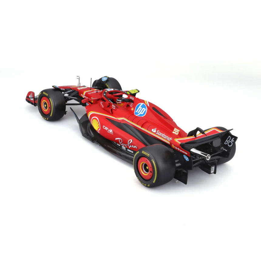 Bburago F1 2024 Ferrari F1 Team Scuderia Ferrari SF-24 - Charles Leclerc With Helmet 1/18 Scale Model