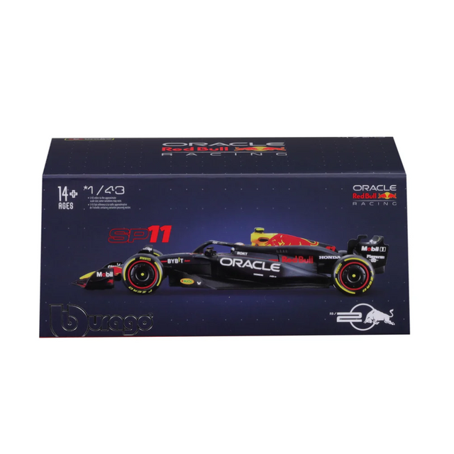 Bburago F1 Red Bull Racing RB20 2024 #11 With Helmet - Sergio Perez 1/43 Scale Model