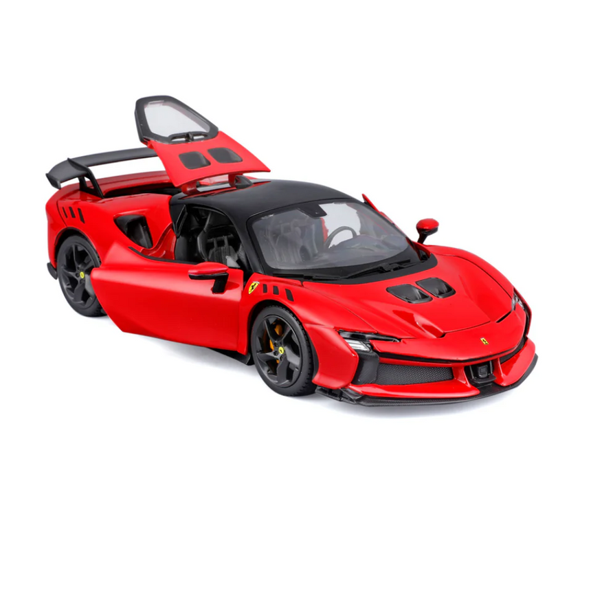 Bburago Ferrari Race And Play SF90 Stradale Aessetto Fiorano 1/24 Scale Model