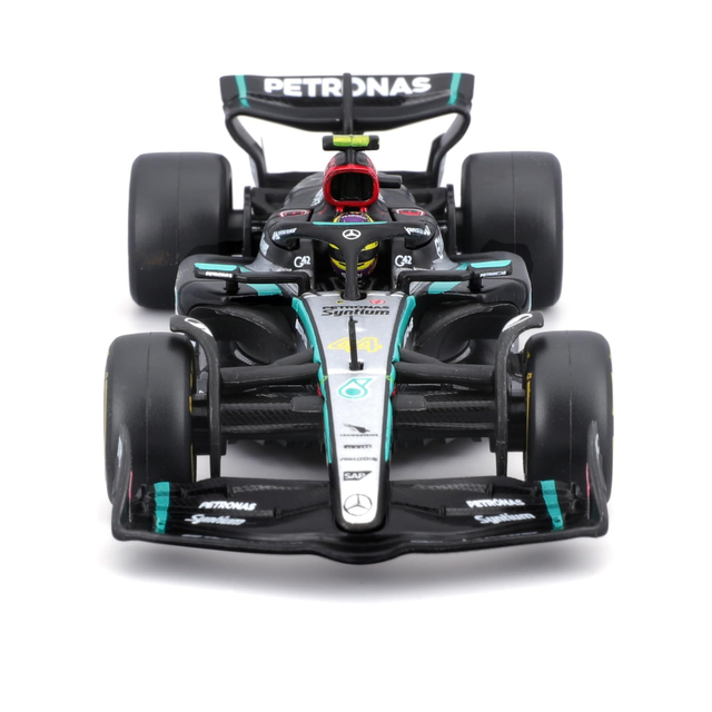 Bburago F1 Mercedes F1 AMG W15 2024 With Helmet - Lewis Hamilton 1/43 Scale Model
