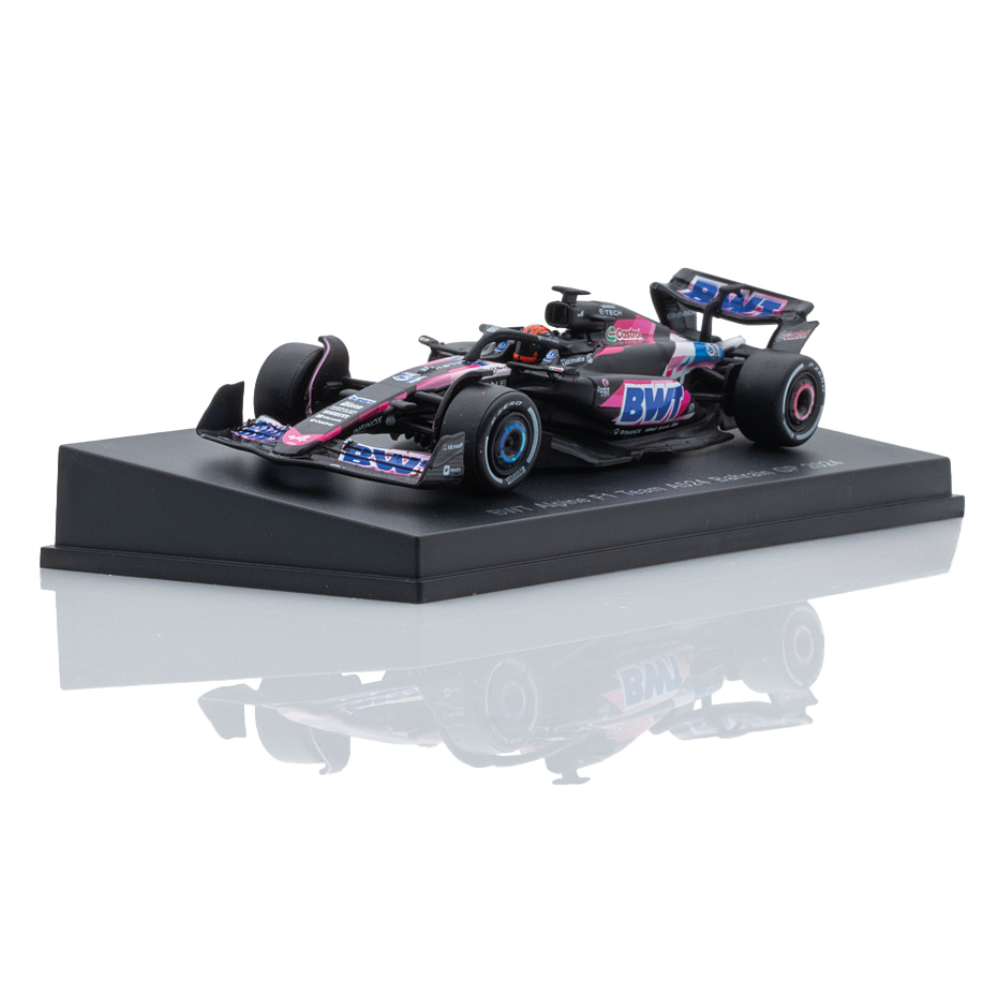 Spark Models F1 BWT Alpine F1 Team A524 No.31 2024-Esteban Ocon 1/64 Scale Model
