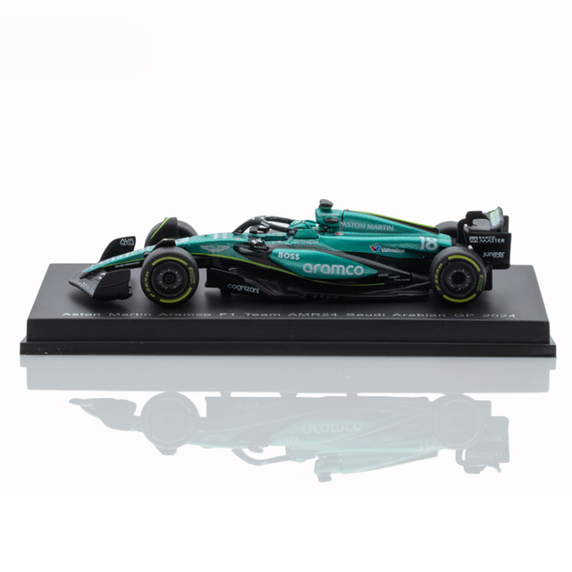 Spark Models F1 Aston Martin F1 Team AMR24 No.18 2024- Lance Stroll 1/64 Scale Model