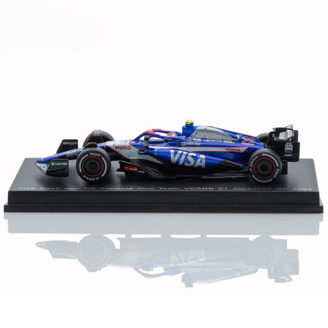 Spark Models Visa Cash App RB Formula One Team VCARB 01 No.22 2024 - Yuki Tsunoda 1/64 Scale Model