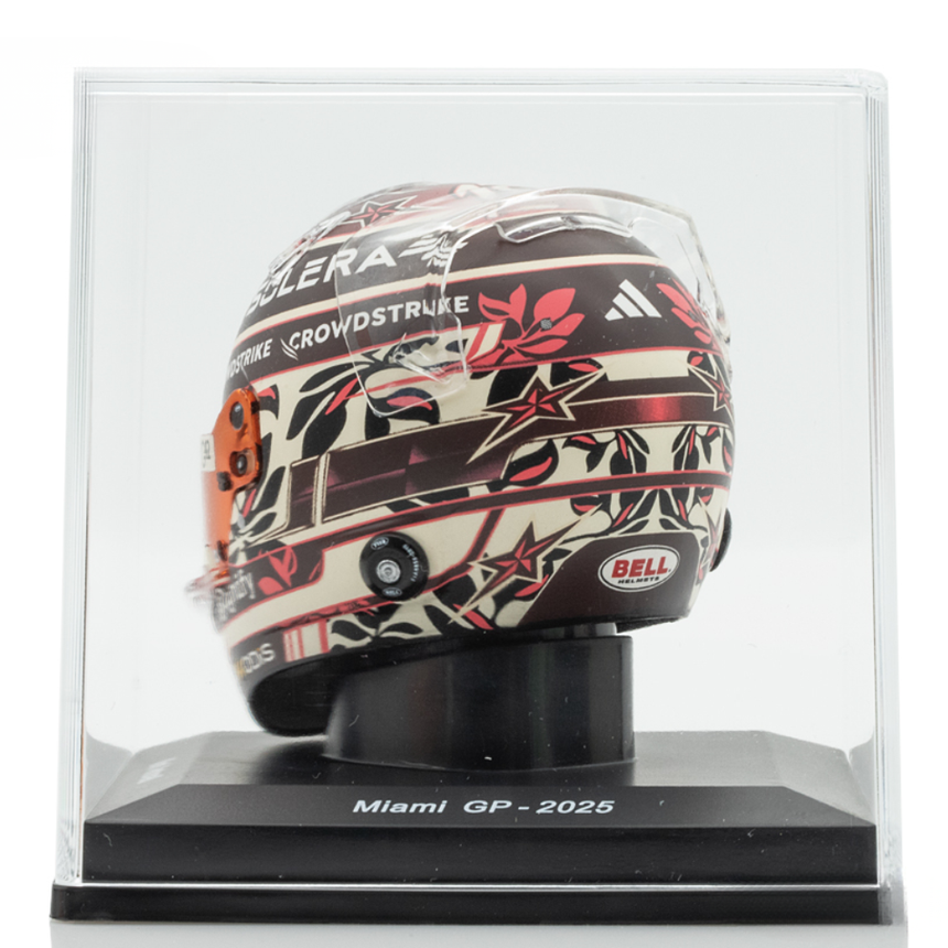 Spark Models F1 Mercedes AMG PETRONAS F1 Team - Kimi Antonelli - Miami GP 2025 1/5 Scale Mini Replica Helmet