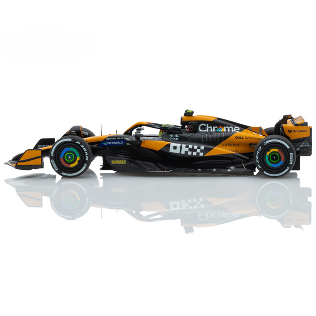 Spark Models F1 McLaren F1 Team MCL38 No.4 Winner Miami GP 2024 - Lando Norris 1/43 Scale Model