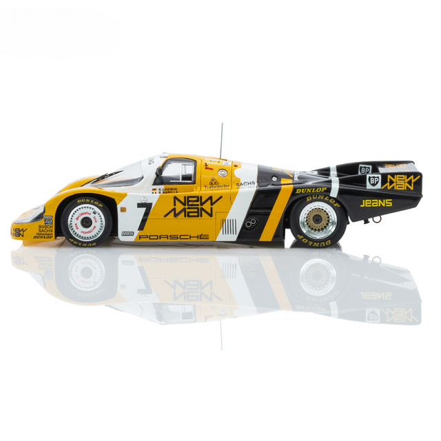 Spark Models Porsche 956B No.7 Winner 24H Le Mans 1985 "New-Man Joest Racing" - J. "Winter" - P. Barilla - K. Ludwig 1/43 Scale Model