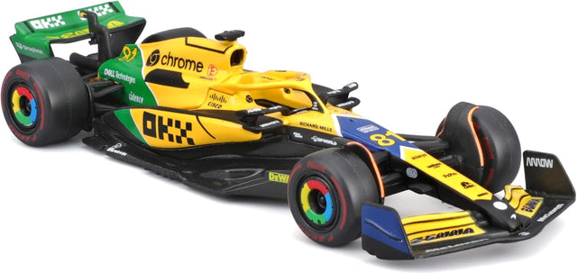 Bburago F1 McLaren F1 MCL38 2024 - Oscar Piastri Special Ayrton Senna Livery 1/43 Scale Model