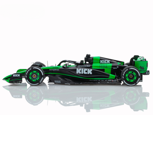 Spark Models F1 Stake Kick Sauber F1 Team C44 No.77 Stake F1 Team Kick Sauber Abu Dhabi GP 2024 - Valtteri Bottas "Last Race" 1/43 Scale Model