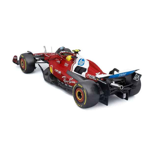 Bburago F1 Ferrari F1 Team Ferrari SF-25 2025 Lewis Hamilton with Helmet 1/18 Scale Model