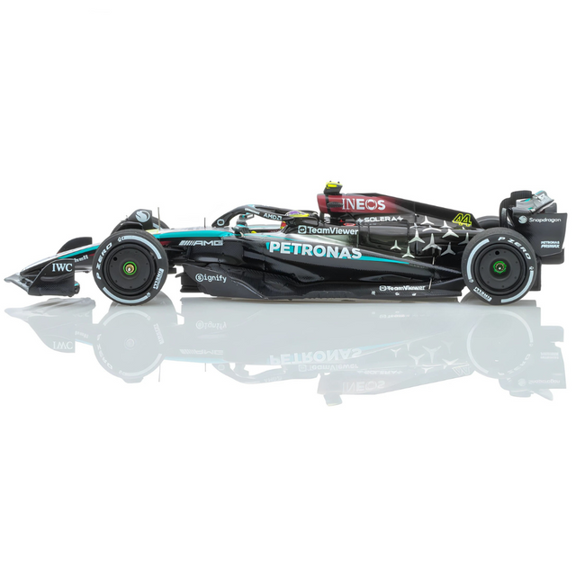 Spark Models F1 Mercedes F1 - AMG PETRONAS Formula One Team No.44 F1 W15 E Performance 2nd Las Vegas GP 2024 - Lewis Hamilton 1/43 Scale Model