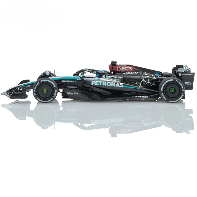 Spark Models F1 Mercedes F1 - AMG PETRONAS Formula One Team No.63 F1 W15 E Performance Winner Las Vegas GP 2024 - George Russell 1/43 Scale Model