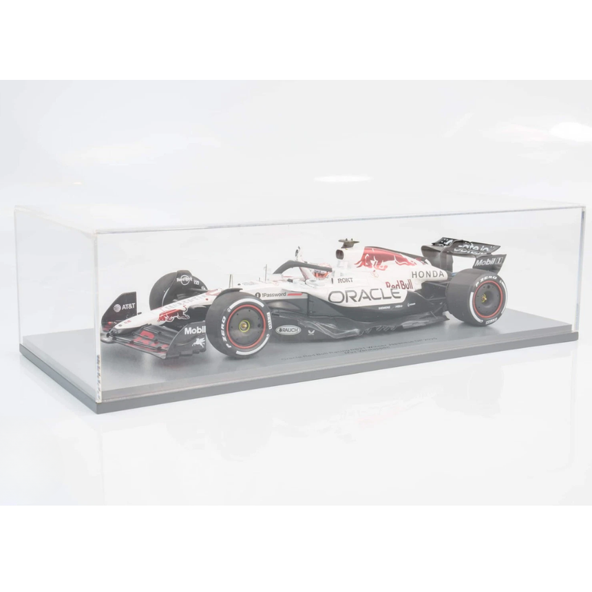 Spark Models F1 Red Bull Racing RB21 No.1 Oracle Red Bull Racing - Winner Japanese GP 2025 - Max Verstappen (With Pit Board) 1/18 Scale Model