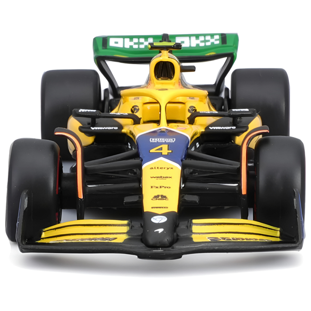 Bburago F1 McLaren F1 MCL38 2024 No.4 - Lando Norris Senna Livery 1/43 Scale Model