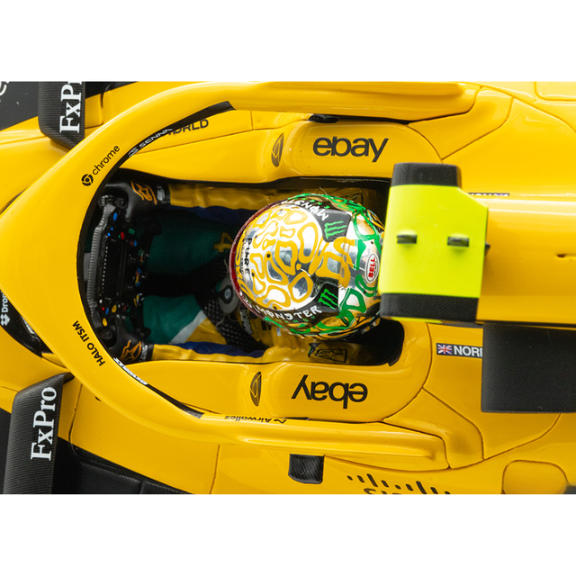 Spark Model McLaren F1 Team MCL38 No.81 2nd Monaco GP 2024 - Lando Norris 1/12 Scale Model