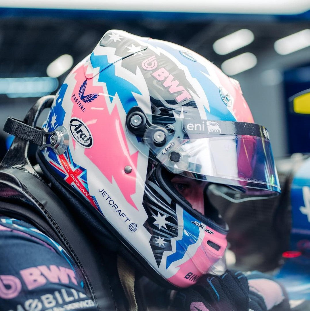 Spark Models F1 BWT Alpine F1 Team - Jack Doohan - 2025 Mini Replica Helmet 1/5 Scale