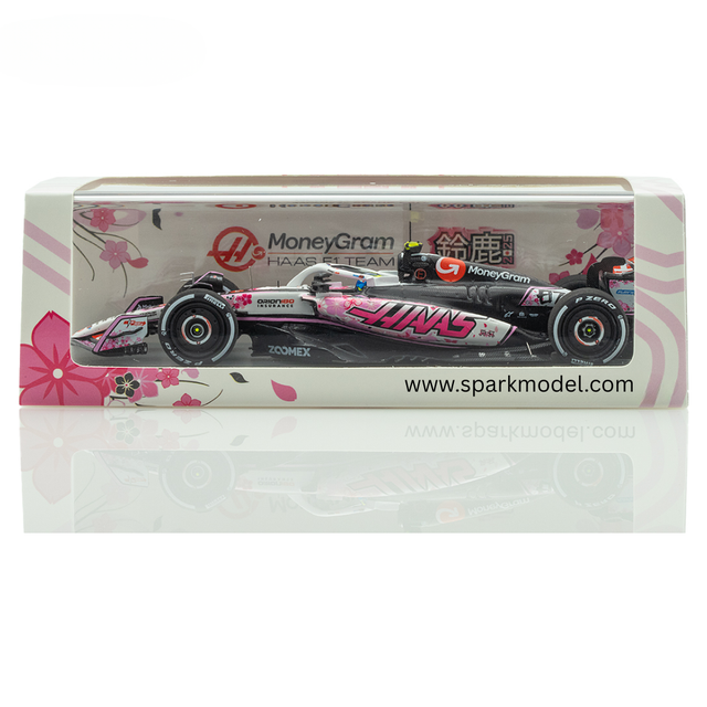Spark Models F1 Haas F1 VF-25 No.87 MoneyGram Haas F1 Team - Japanese GP 2025 - Oliver Bearman 1/43 Scale Model