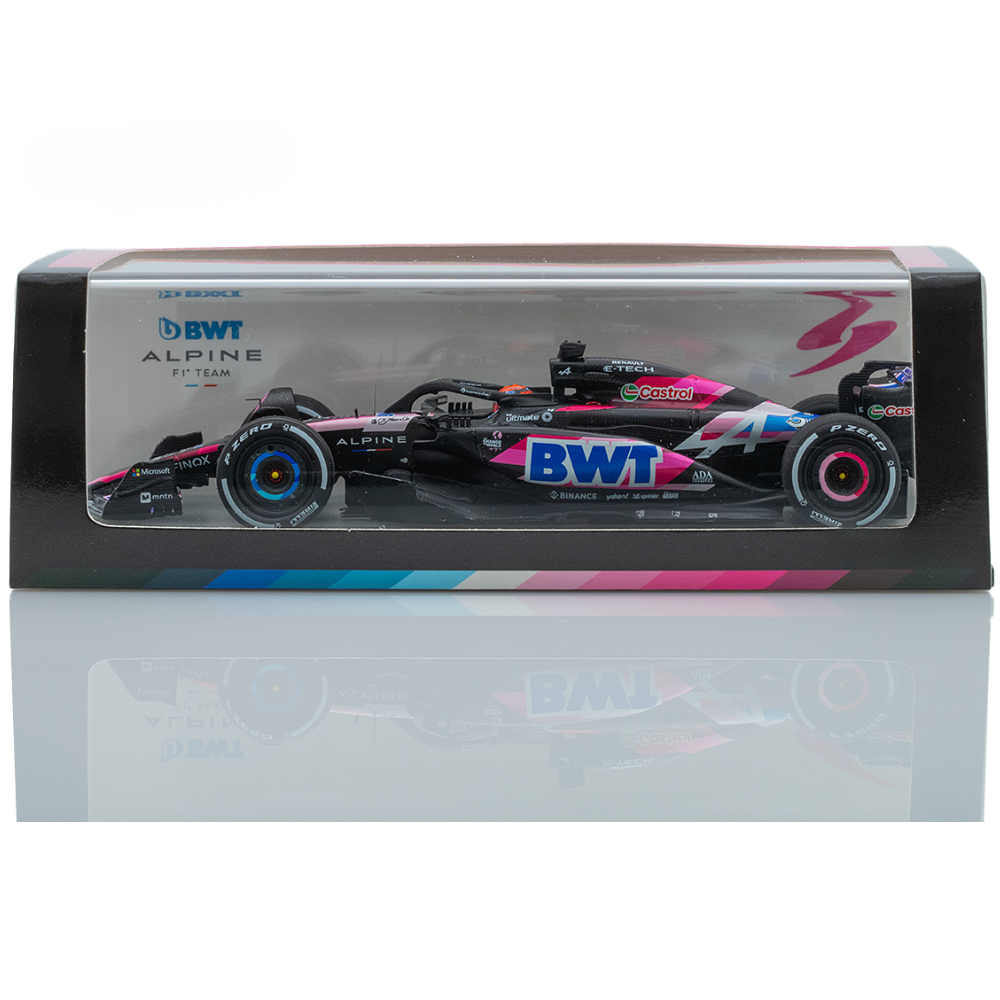 Spark Models F1 BWT Alpine F1 Team A524 No.31 Bahrain GP 2024 - Esteban Ocon 1/43 Scale Model