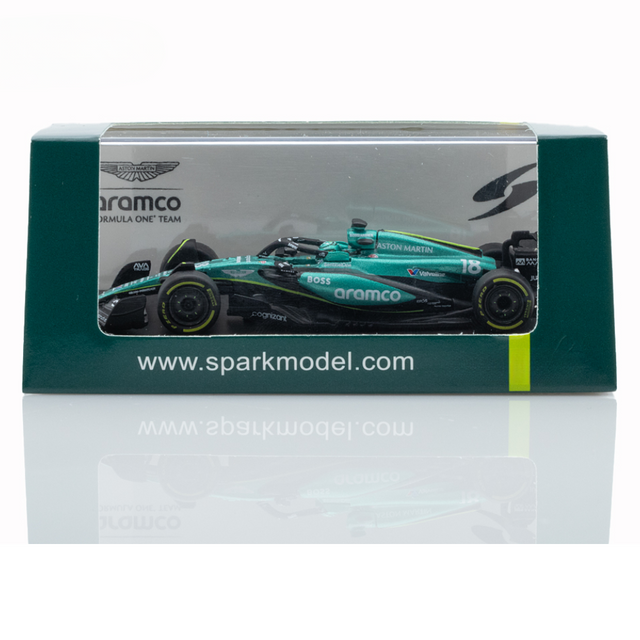 Spark Models F1 Aston Martin F1 Team AMR24 No.18 2024- Lance Stroll 1/64 Scale Model