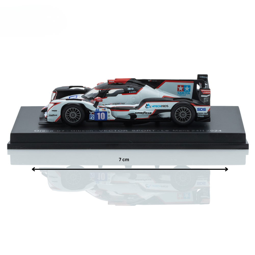 Spark Models Oreca 07 - Gibson No.10 Vector Sport - Le Mans 24H 2024 - R. Cullen - P. Pilet - S. Richelmi 1/64 Scale Model