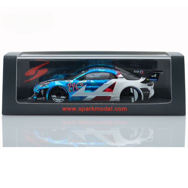 Spark Models Alpine A110 GT4 Evo No.110 3rd Pikes Peak 2023 - Raphael Astier 1/43 Scale Model