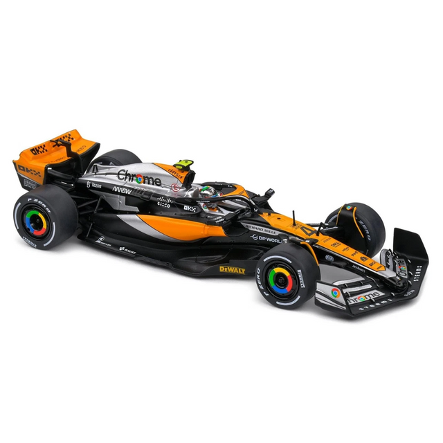 Solido F1 McLaren F1 Team MCL60 Lando Norris 2nd British GP 2023 1/43 Scale Model