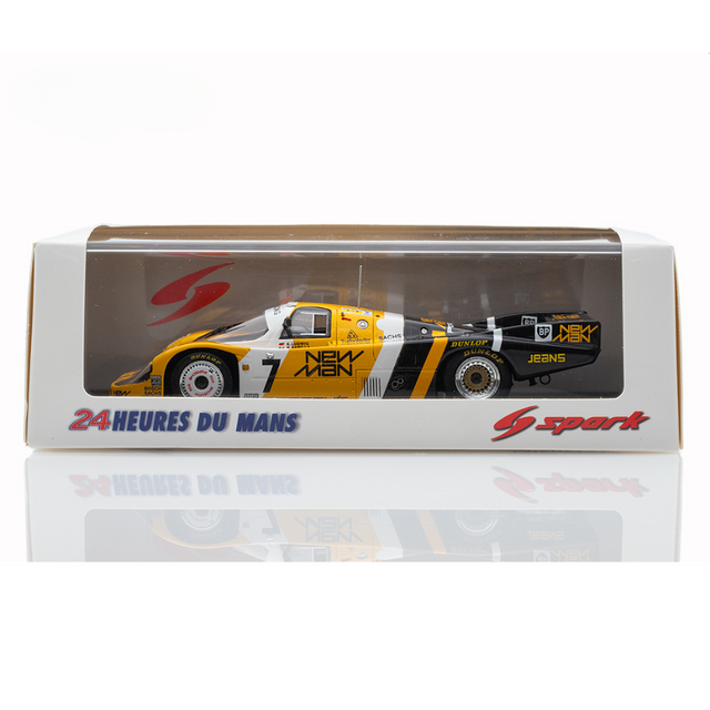 Spark Models Porsche 956B No.7 Winner 24H Le Mans 1985 "New-Man Joest Racing" - J. "Winter" - P. Barilla - K. Ludwig 1/43 Scale Model