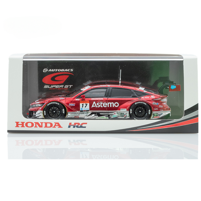 Spark Models Astemo Civic Type R-GT No.17 Astemo Real Racing GT500 SUPER GT 2024 - K. Tsukakoshi - K. Ohta 1/43 Scale Model