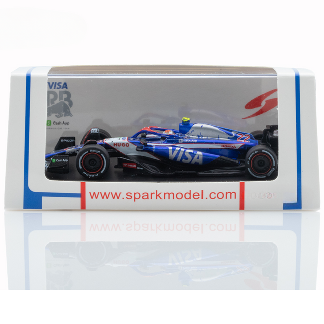 Spark Models Visa Cash App RB Formula One Team VCARB 01 No.22 2024 - Yuki Tsunoda 1/64 Scale Model