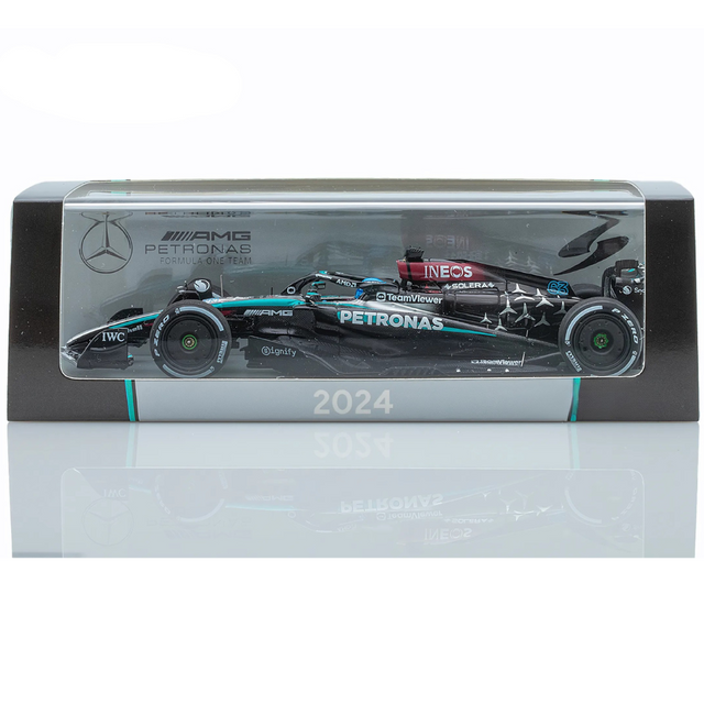 Spark Models F1 Mercedes F1 - AMG PETRONAS Formula One Team No.63 F1 W15 E Performance Winner Las Vegas GP 2024 - George Russell 1/43 Scale Model