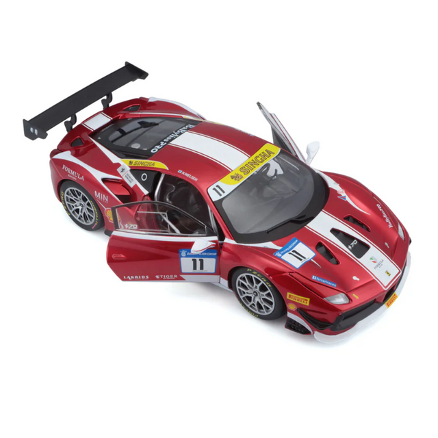 Bburago Ferrari Racing Kit 488 Challenge 2017 1/24 Scale Model