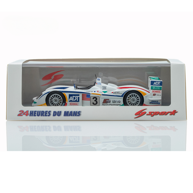 Spark Models Audi R8 No.3 Champion Racing - Winner Le Mans 24H 2005 - M. Werner - JJ. Lehto - T. Kristensen 1/43 Scale Model