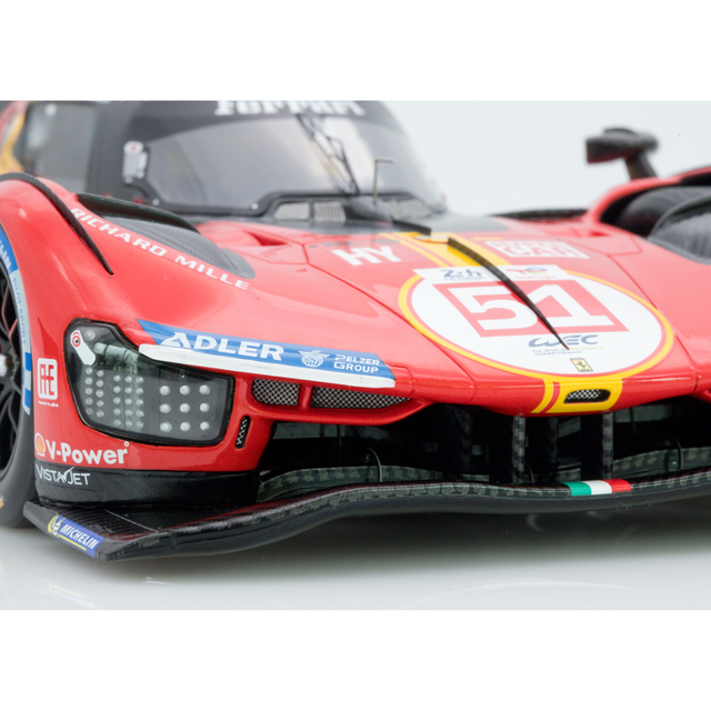 LookSmart Ferrari 499P No.51 FERRARI - AF CORSE Winner 24H Le Mans 2023 - A. Pier Guidi - J. Calado - A. Giovinazzi 1/18 Scale Model