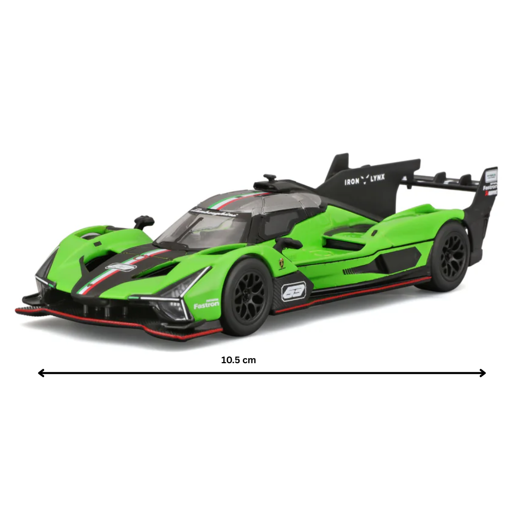 Bburago Lamborghini SC63 No.63 2023 - Hypercar LMDh 1/43 Scale Model
