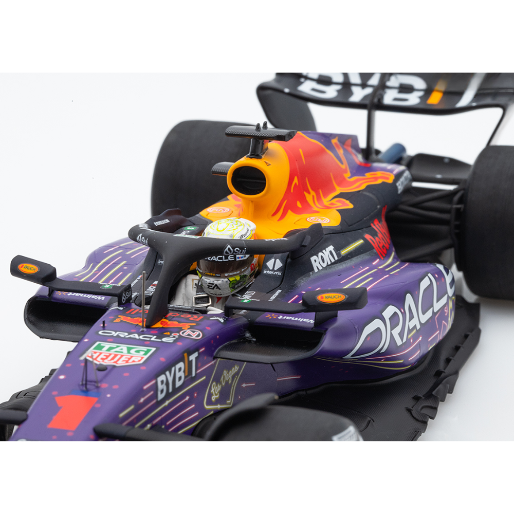 Spark Models F1 Oracle Red Bull Racing RB19 No.1 Oracle Red Bull Racing Winner Las Vegas GP 2023 Max Verstappen 1/18 18S972