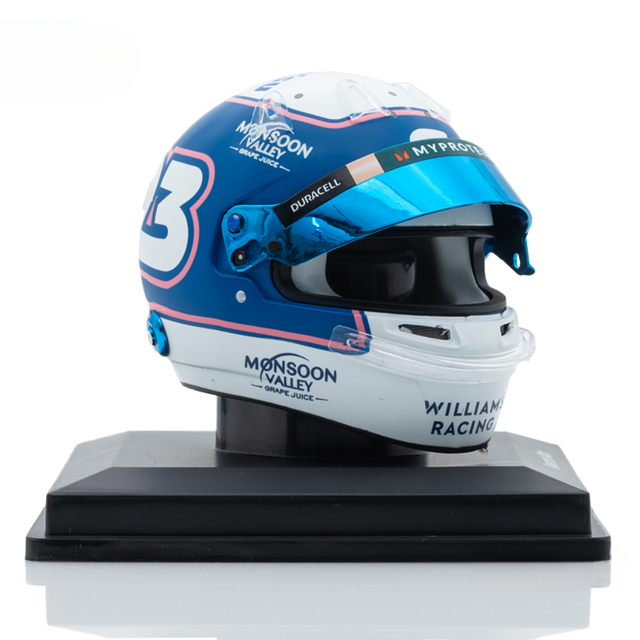 Spark Models F1 Williams - Alexander Albon - Monaco GP 2024 Mini Replica Helmet 1/5 Scale Model