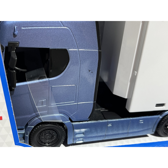 Bburago Street Fire Haulers With Trailer - Scania S730 1/43 Scale Model Truck