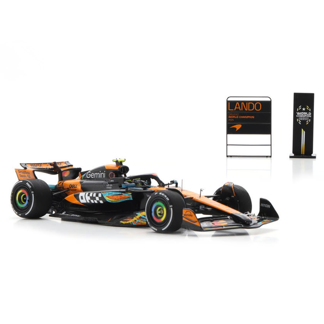 Spark Models McLaren MCL39 No.4 3rd Abu Dhabi GP 2025 - Lando Norris - F1 Drivers' World Champion 2025 1/43 Scale Model