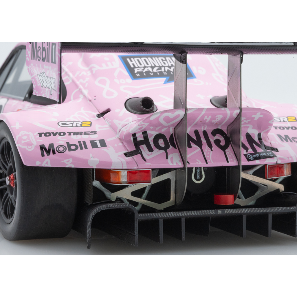 Spark Model HOONIPIGASUS Porsche 911 No.43 Rally Pikes Peak 2022 Ken Block 1/18 Scale Model