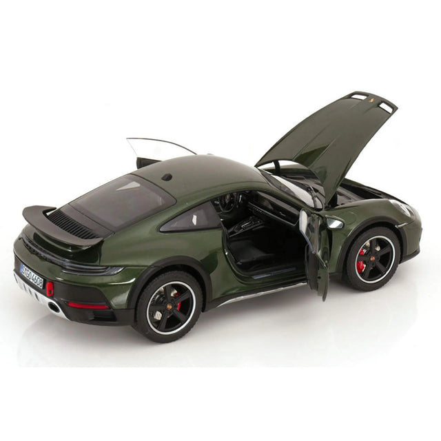 Norev Porsche 911 Dakar Oak Green Metallic 2023 1/18 Scale Model